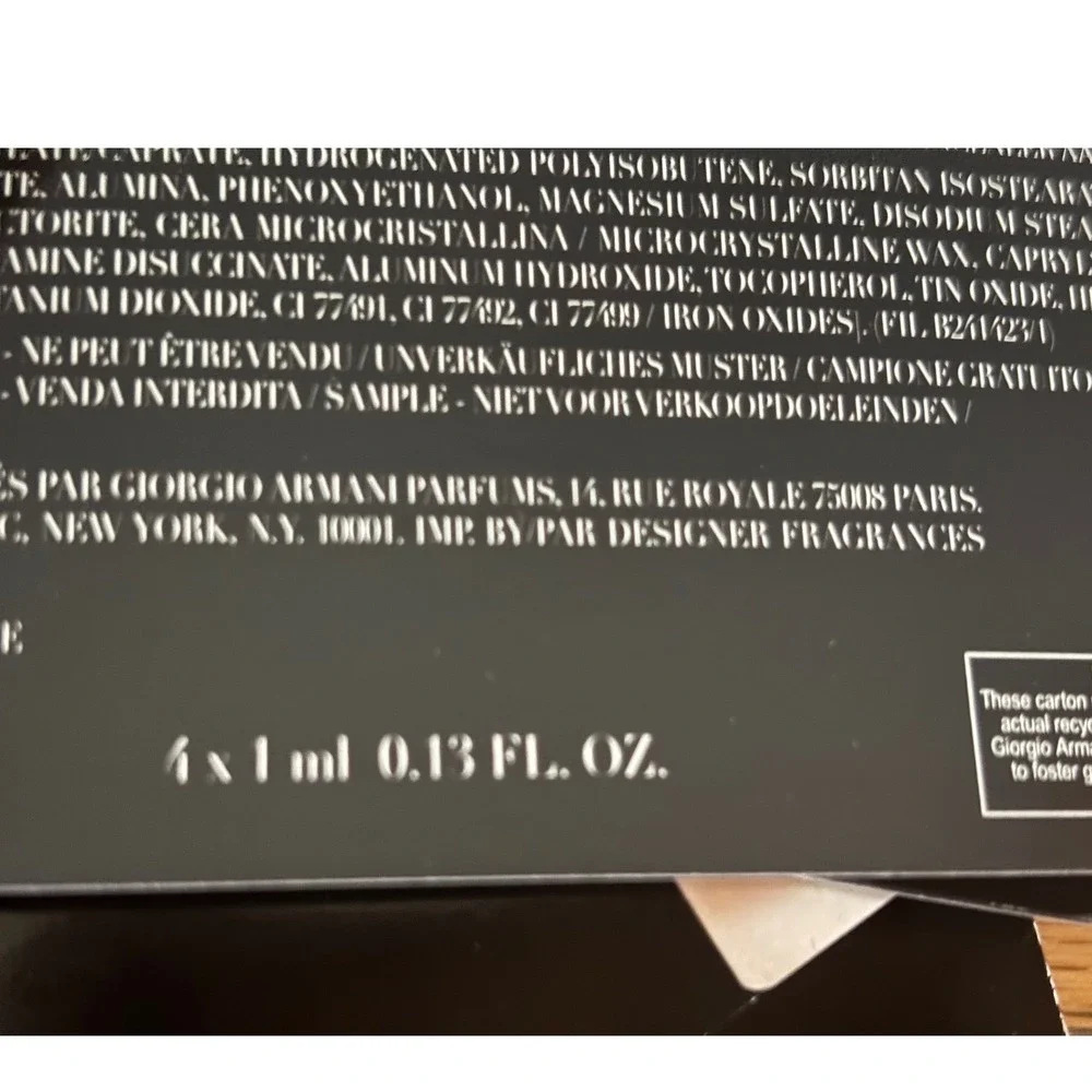 5xGiorgio Armani Luminous Silk Multi-Purpose Glow Concealer Samples‎ 4 Shades